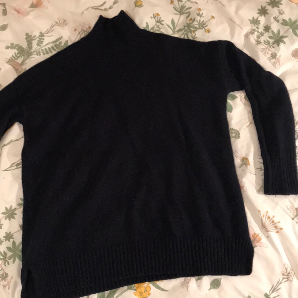 Gap Navy Blue Mock Neck Sweater